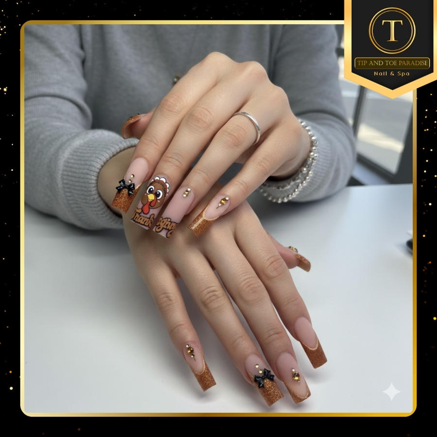 Thanksgiving nail ideas